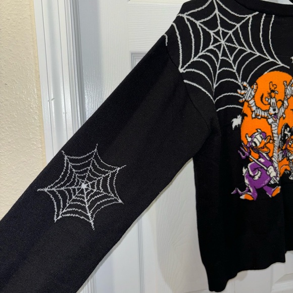 Disney Mickey Mouse and Friends Halloween Glow-in-the-Dark Bones Cardigan - Picture 7 of 8